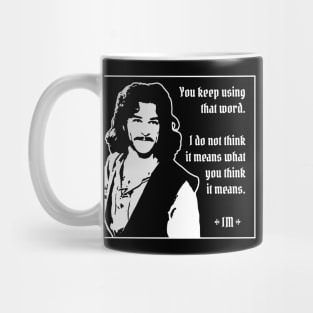 Princess Bride - Inigo Montoya - You Keep Using That Word Mug